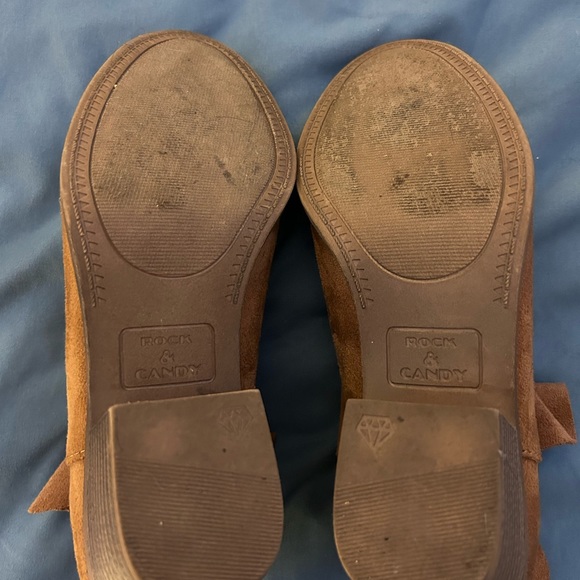 Light brown suede/leather bootie - Picture 3 of 6